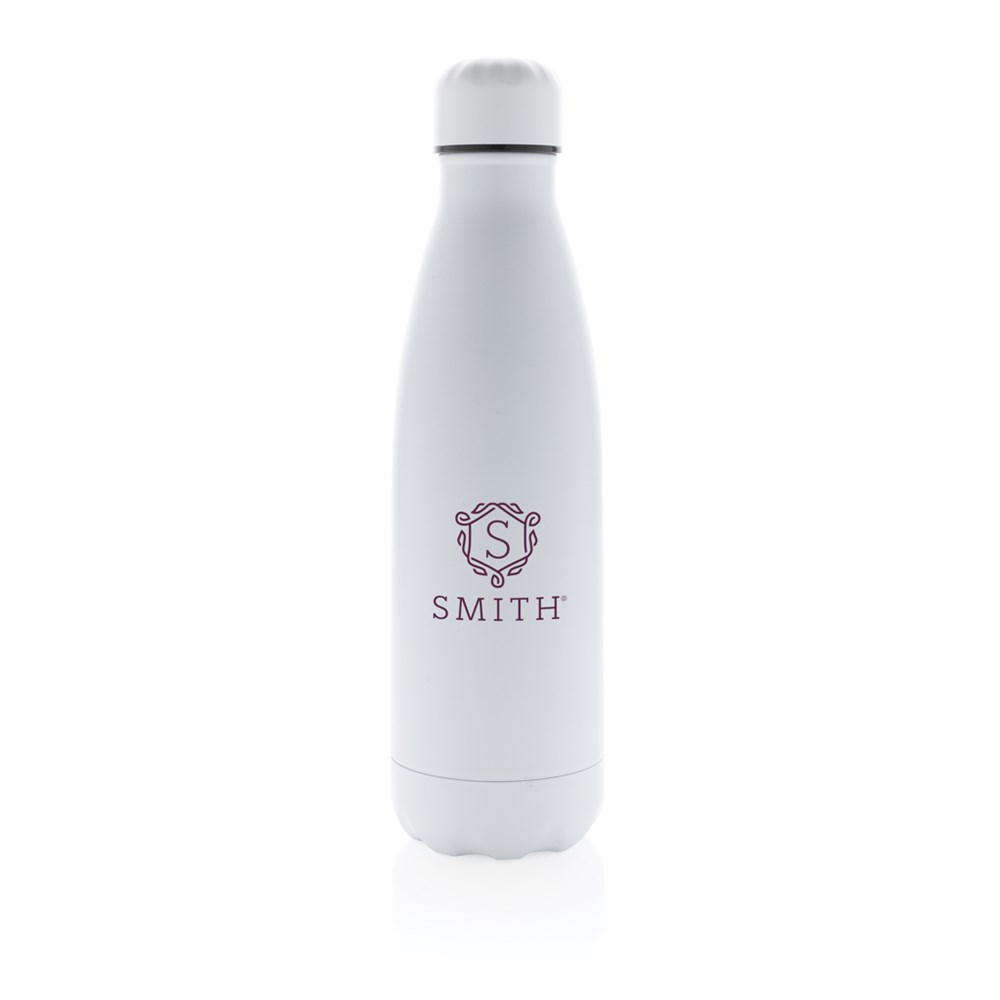 Solid colour vacuum stainless steel bottle 500 ml