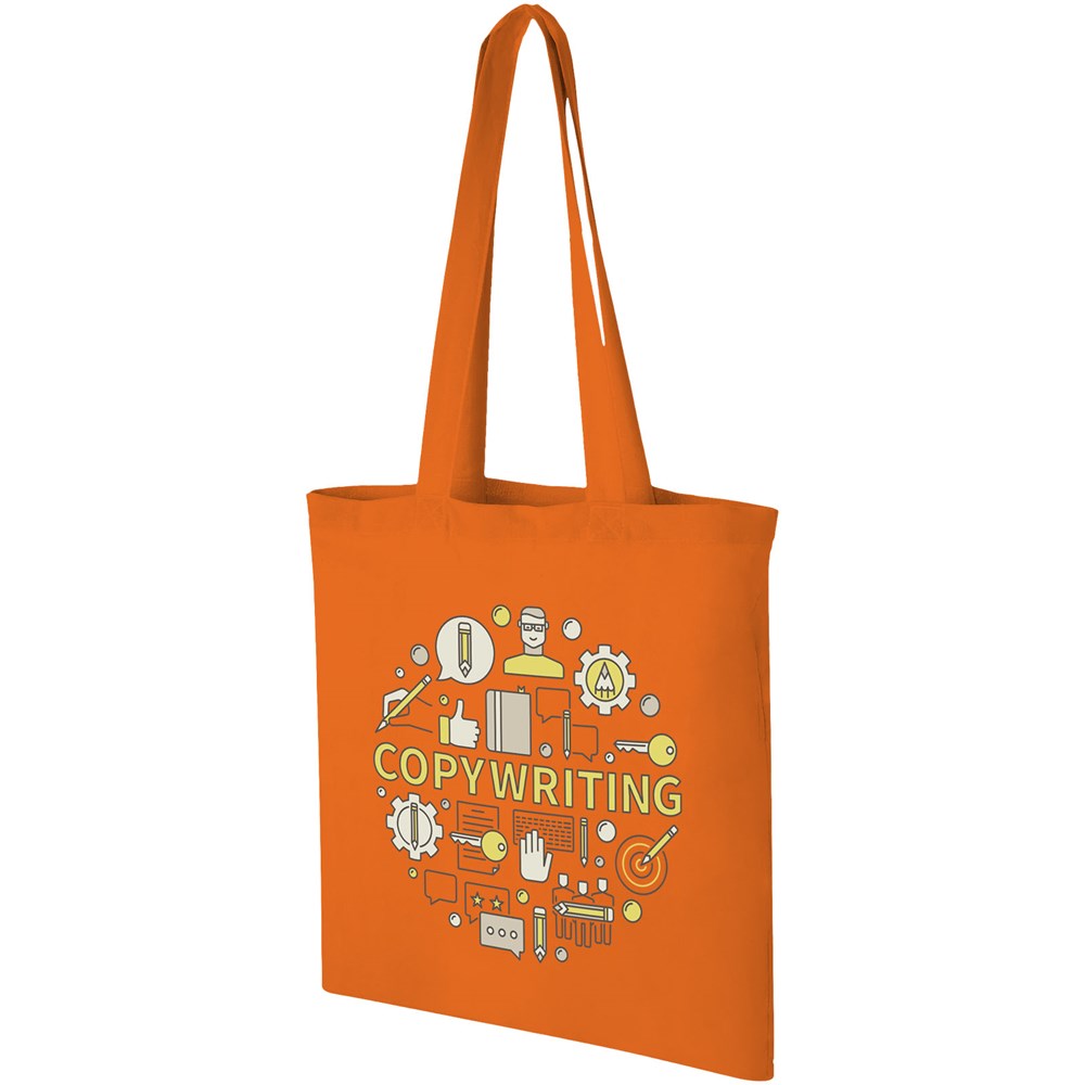 Madras 140 g/m² cotton tote bag 7L