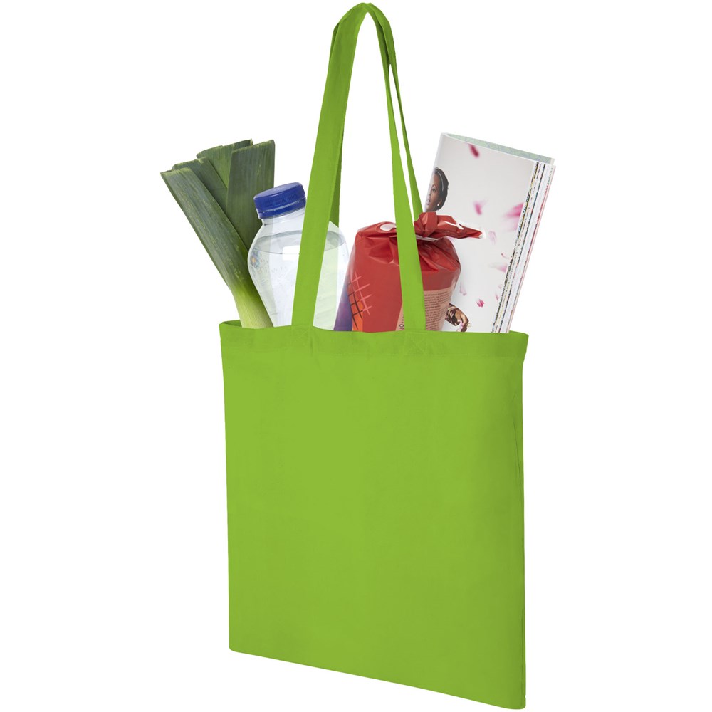 Madras 140 g/m² cotton tote bag 7L