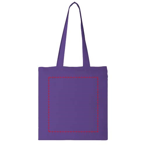 Madras 140 g/m² cotton tote bag 7L