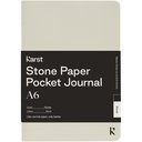 Karst® A6 stone paper softcover pocket journal - blank