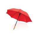 23" Impact AWARE™ RPET 190T auto open bamboo umbrella