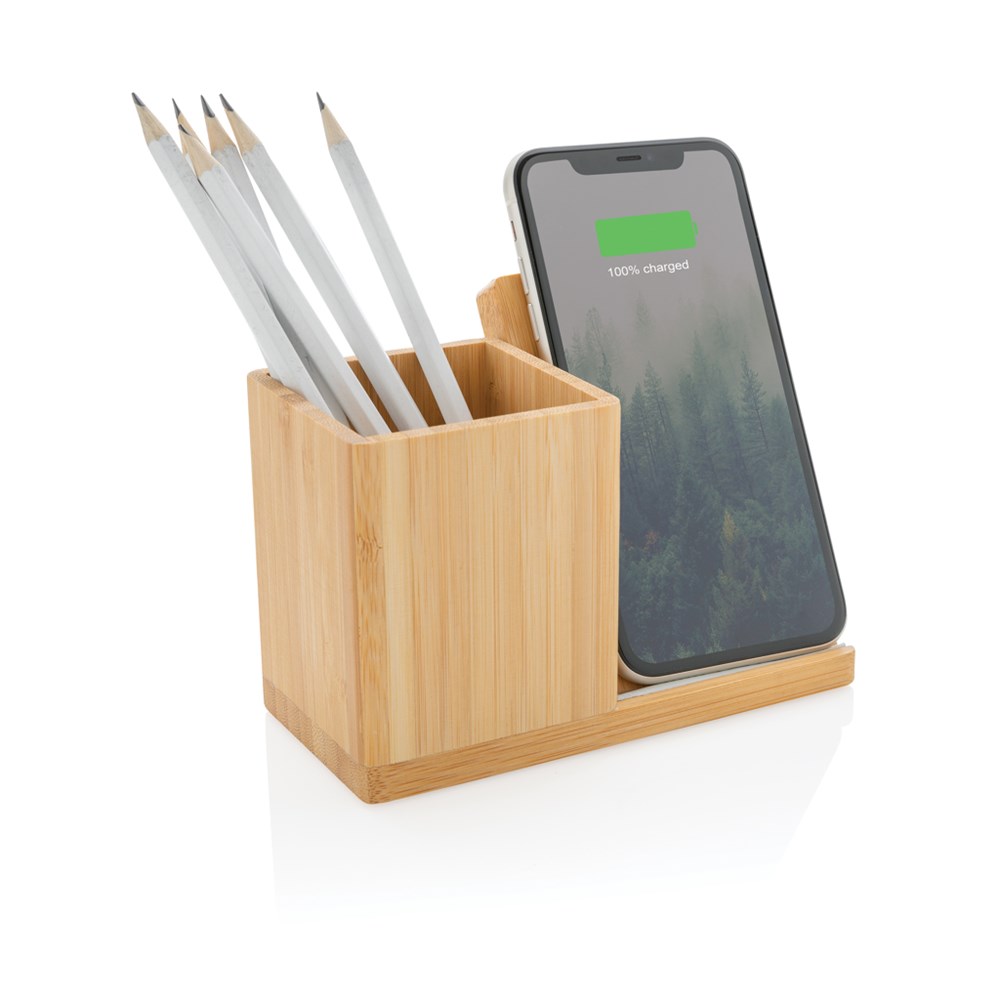 Calgary bamboo 10W wireless charger