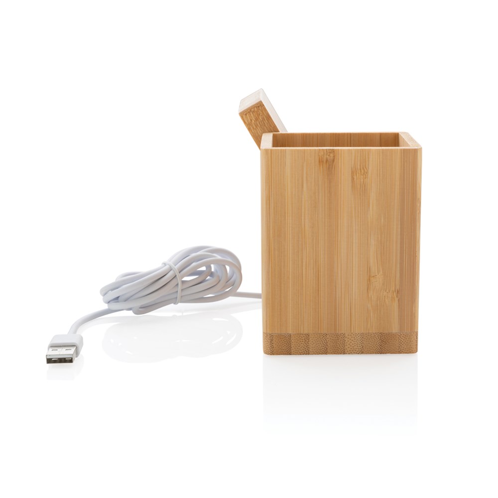 Calgary bamboo 10W wireless charger