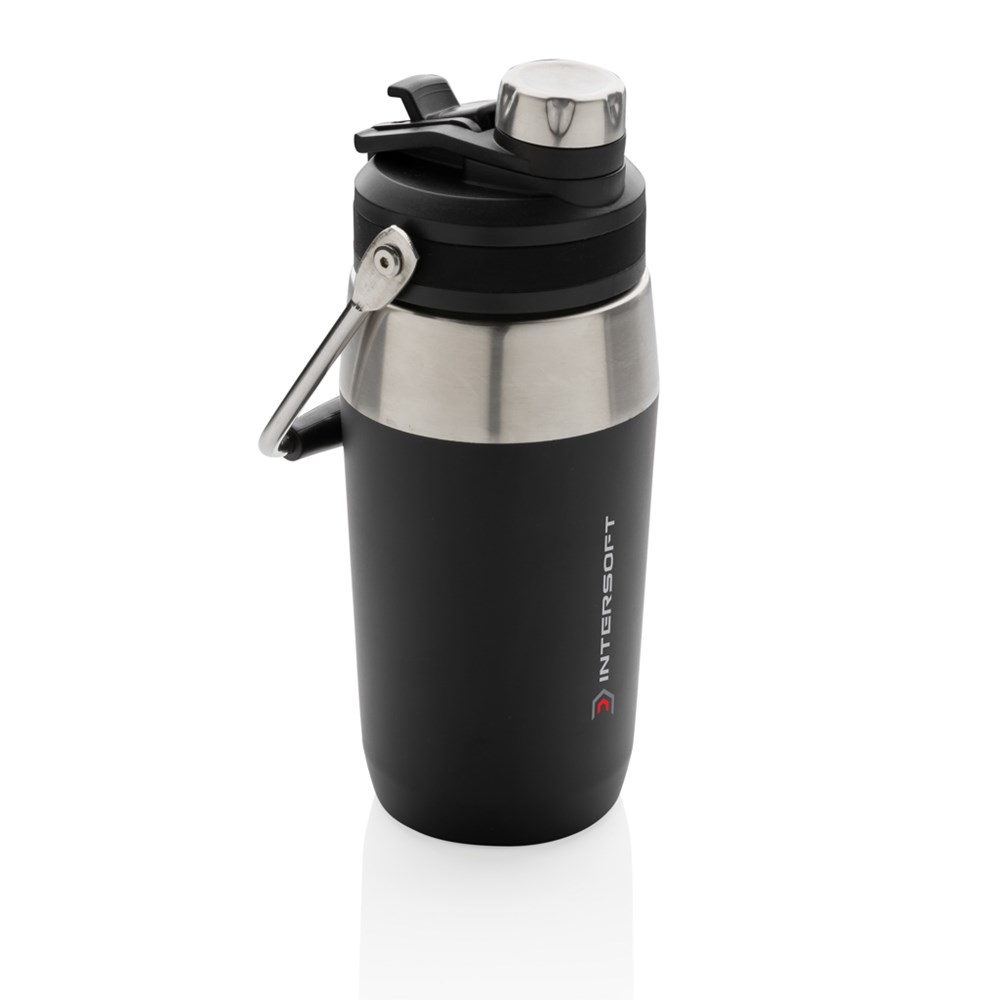 Vacuum stainless steel dual function lid bottle 500ml