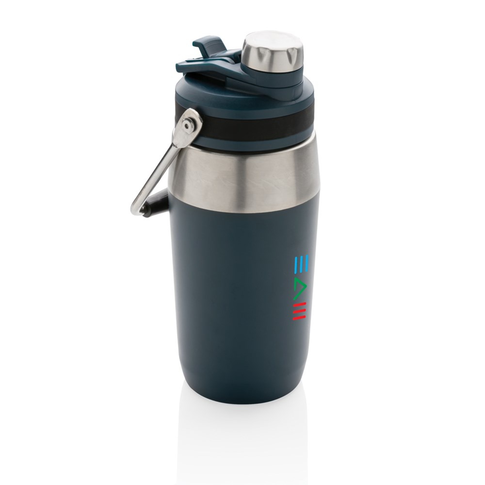 Vacuum stainless steel dual function lid bottle 500ml