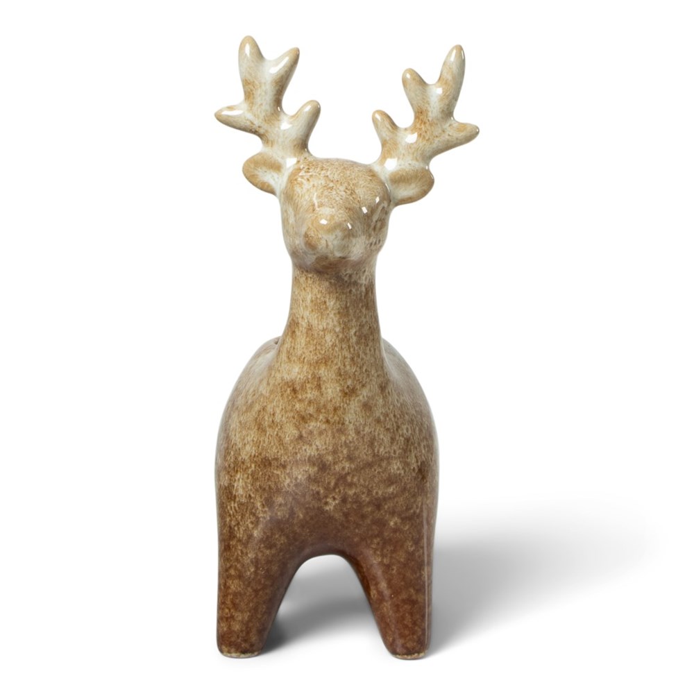 SENZA Reindeer Candleholder Brown