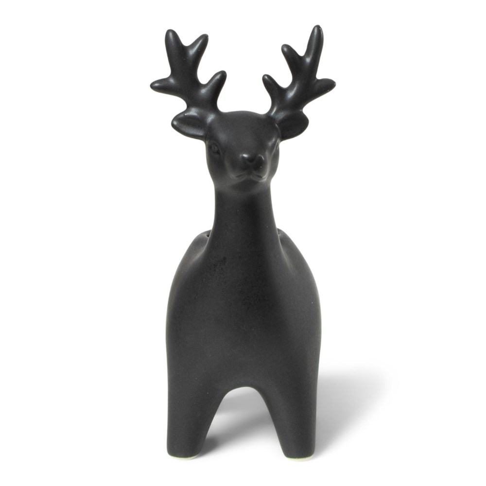 SENZA Reindeer Candleholder Black