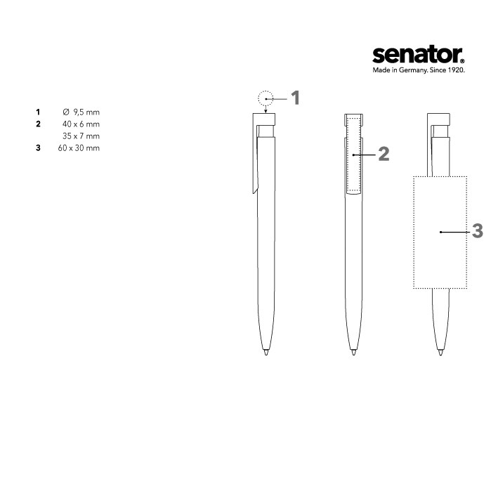 senator® Liberty Soft Touch  push ball pen