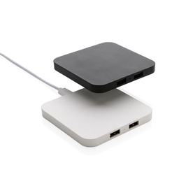 RCS recycled plastic 10W Wireless charger with USB Ports